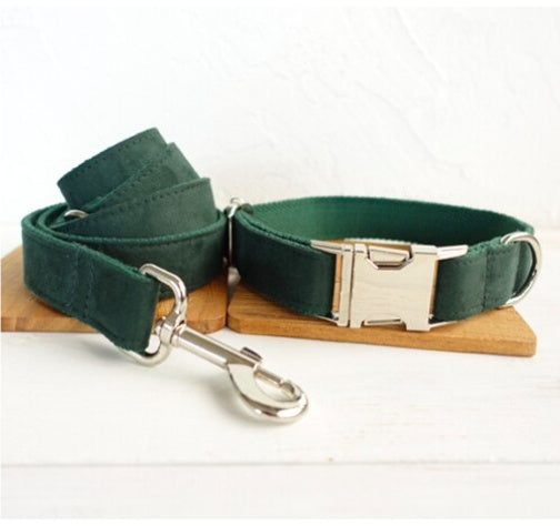 TailTrendz™MUTTCO Pet Collar & Bow Leash Set
