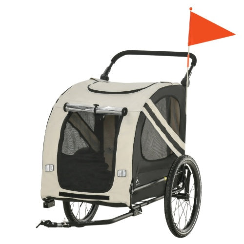 TailTrendz™2-in-1 Pet Bike Trailer & Stroller