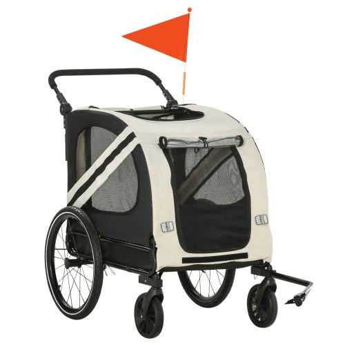 TailTrendz™2-in-1 Pet Bike Trailer & Stroller