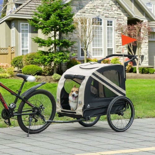 TailTrendz™2-in-1 Pet Bike Trailer & Stroller