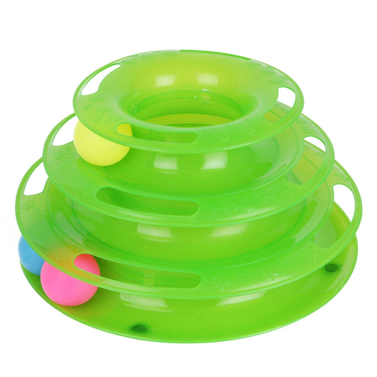Cat Tower Track Ball Toy