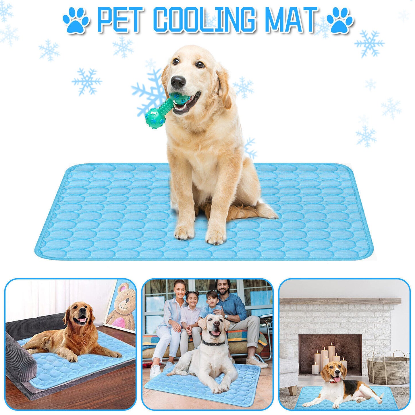 TailTrendz™Pet Cooling Mat – Summer Comfort Pad