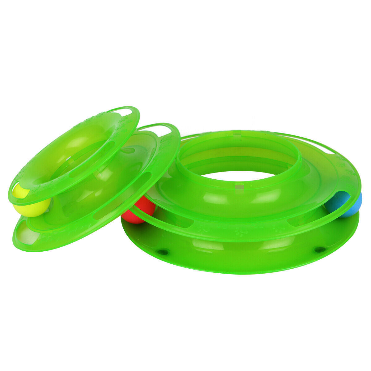 Cat Tower Track Ball Toy