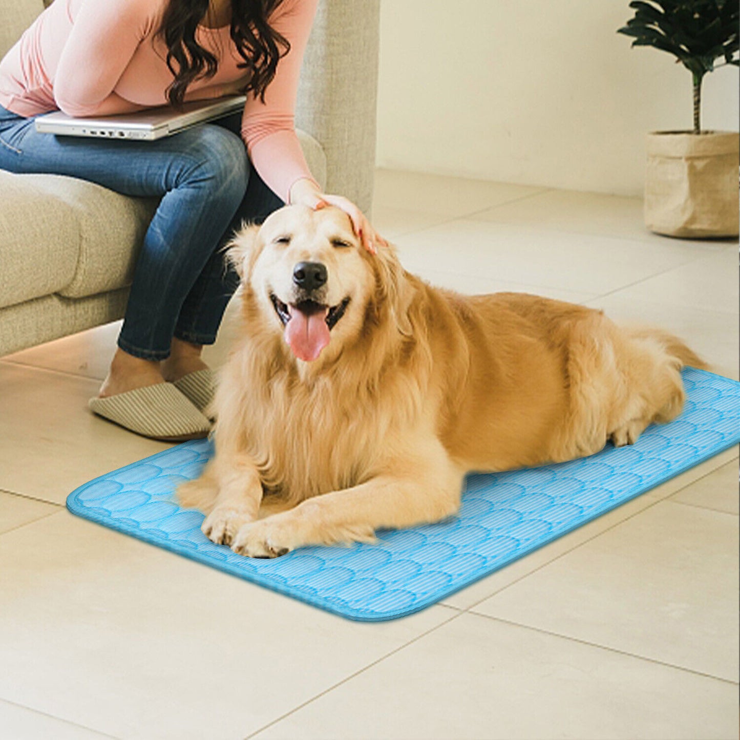 TailTrendz™Pet Cooling Mat – Summer Comfort Pad