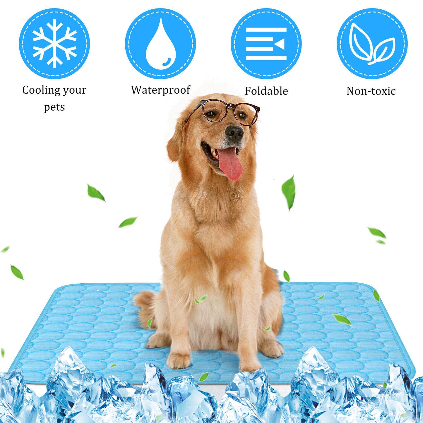 TailTrendz™Pet Cooling Mat – Summer Comfort Pad