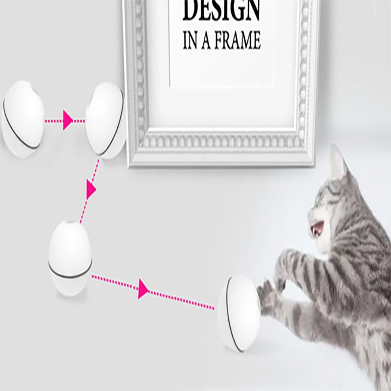 TailTrendz™LED Rolling Laser Cat Toy