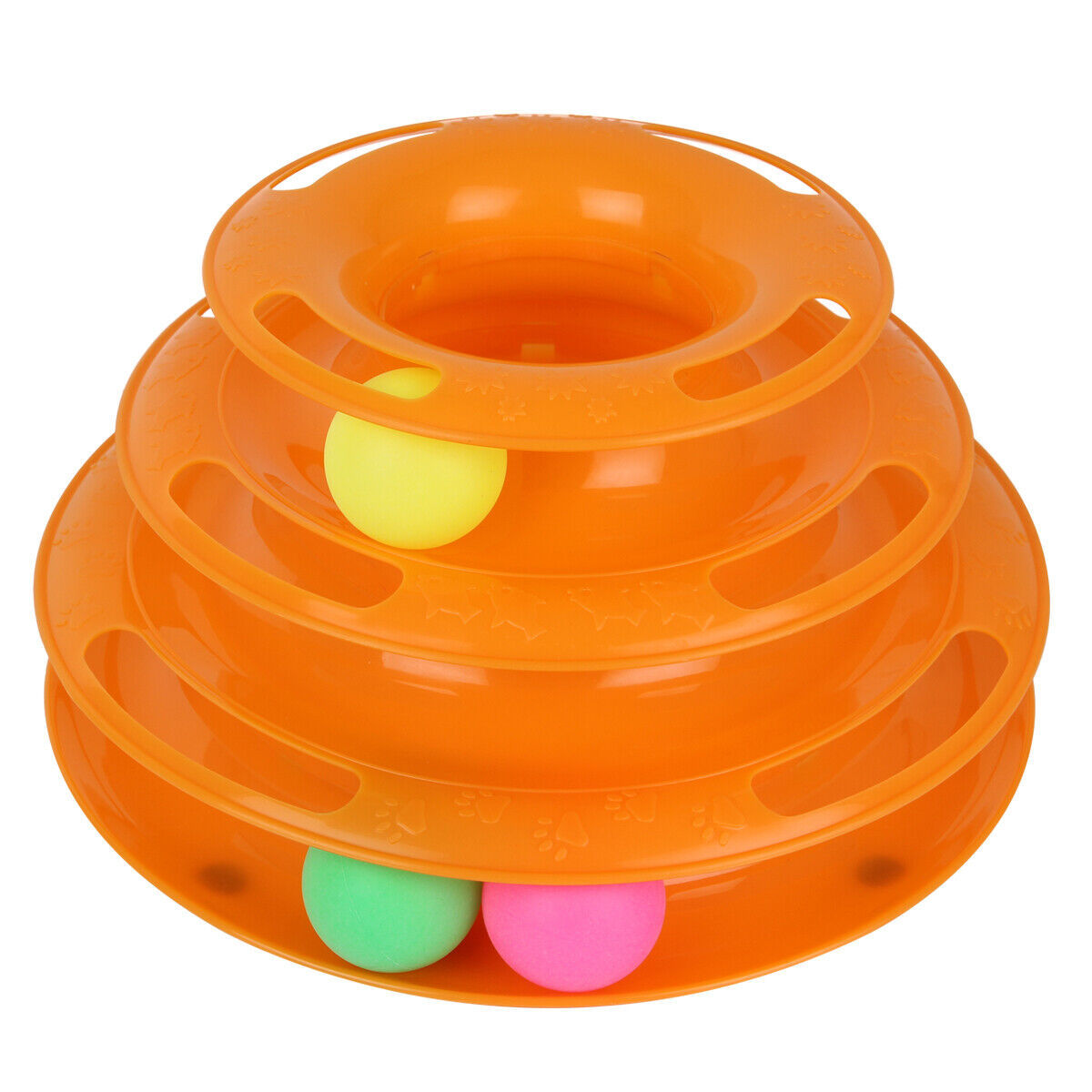 Cat Tower Track Ball Toy