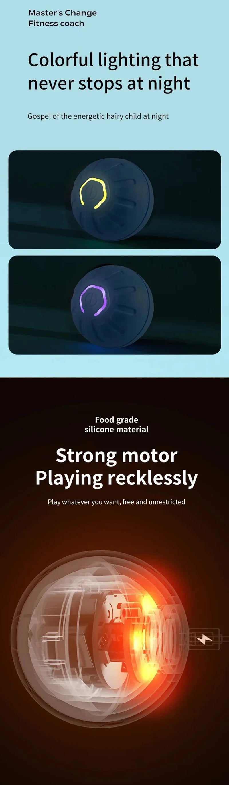 TailTrendz™USB Automatic Bouncing Pet Ball