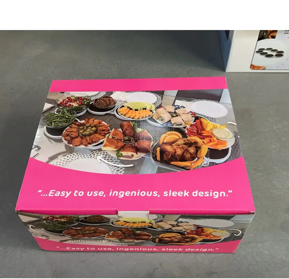 360° Rotating Food Tray -Easy Serving