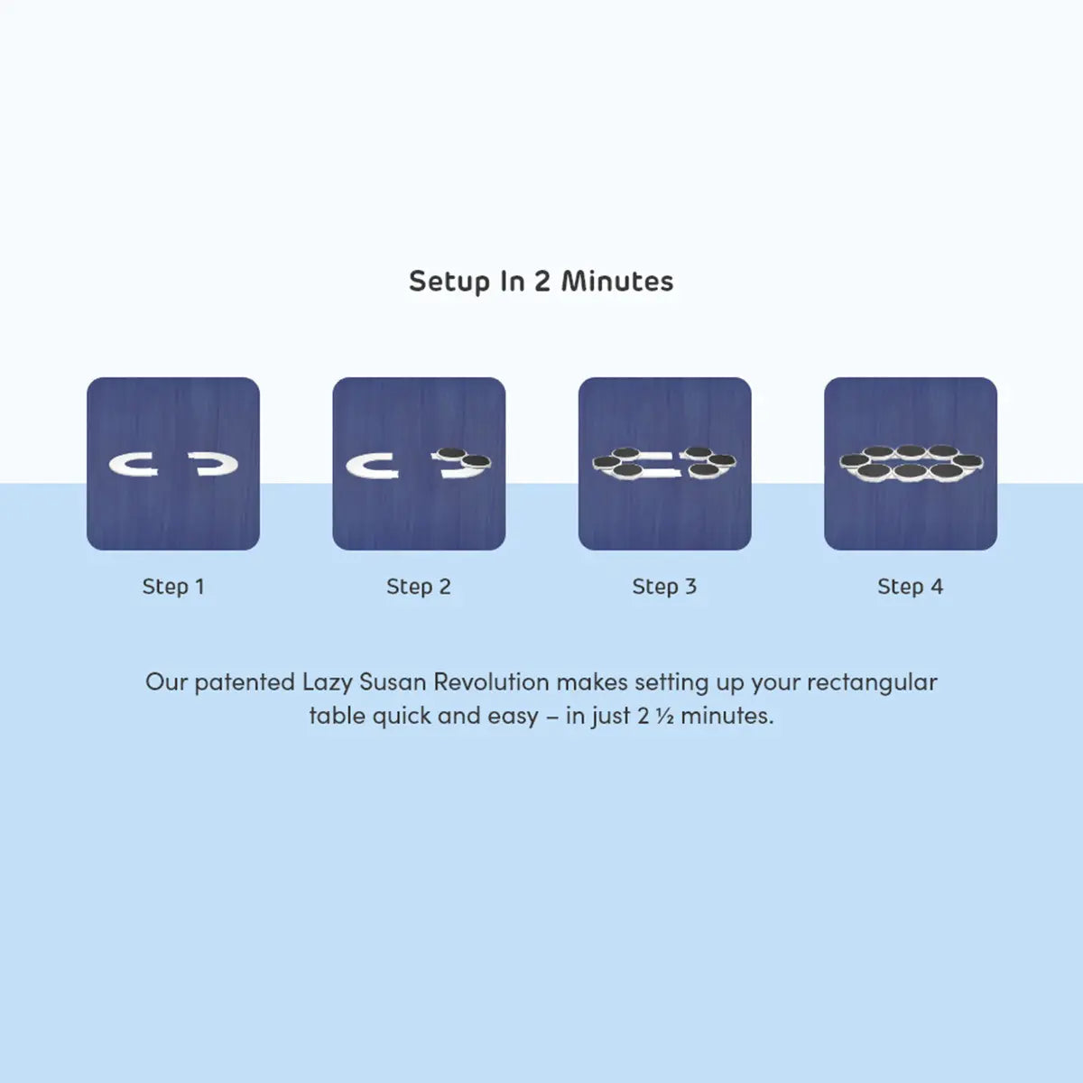 360° Rotating Food Tray -Easy Serving