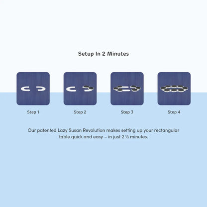 360° Rotating Food Tray -Easy Serving